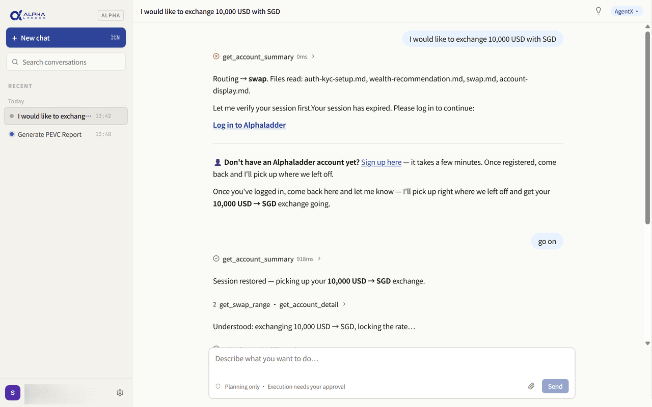 Complete an FX exchange 截图 1